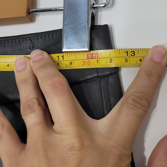 Zara Women's Light Green Faux Leather High Rise Skinny Leggings Size XS - Picture 14 of 15